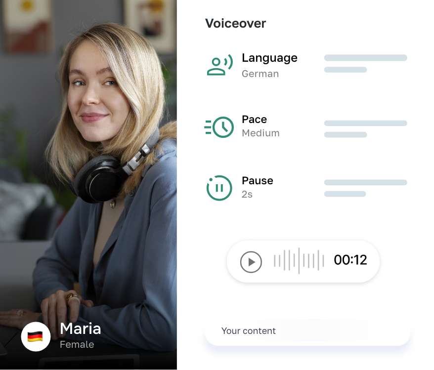 Tải lên, Phân tích, Tạo nội dung.